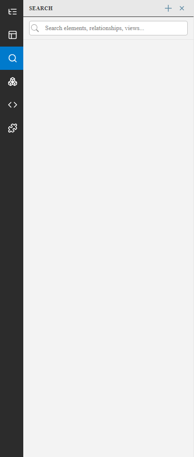 Search panel