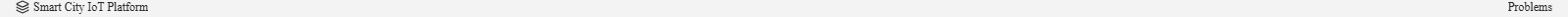 Status bar showing workspace name and Problems indicator